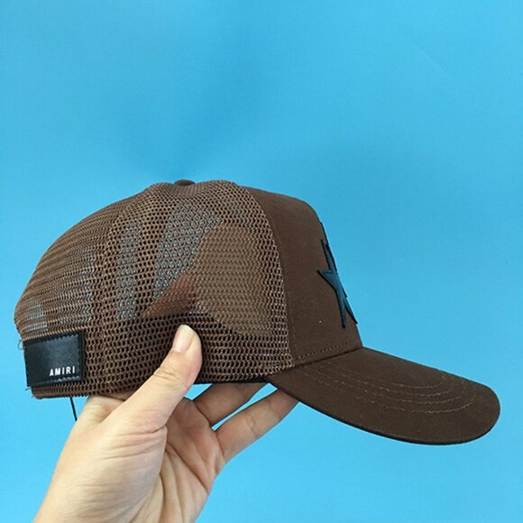 Amiri M.A. Logo Embroidered Baseball Black Cap main image 4